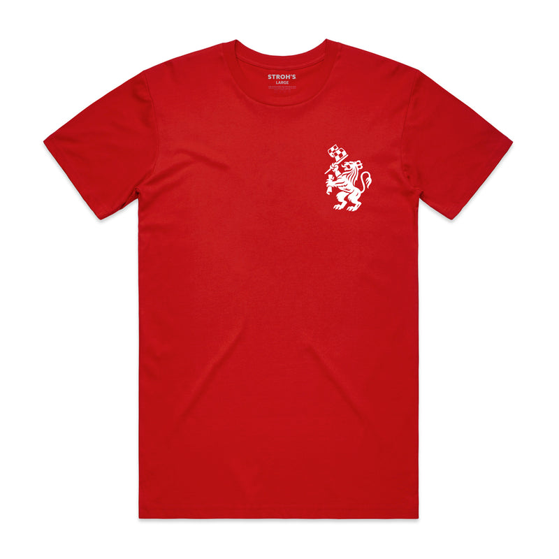 FINISH LINE TEE - RED