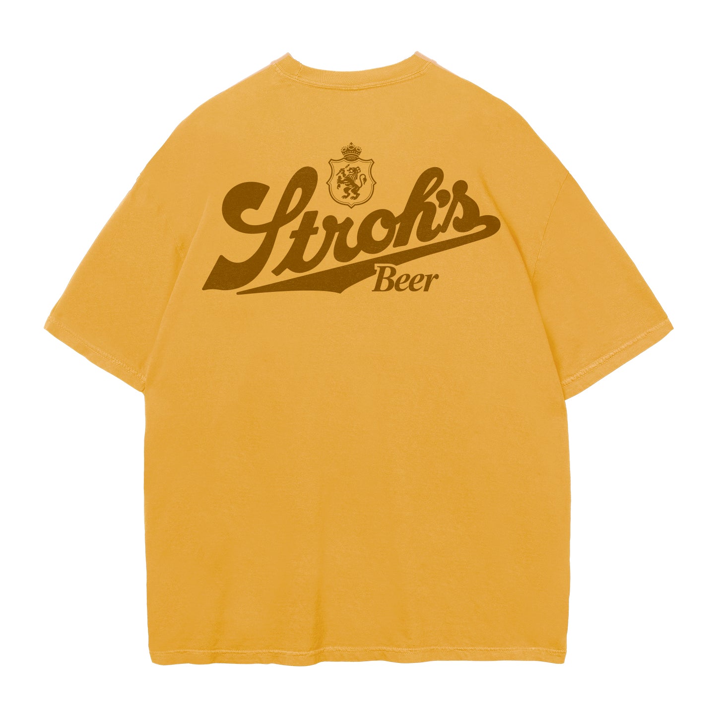 White Smoke VINTAGE BEER TEE - GOLD MEN'S APPAREL vintage-beer-tee-gold