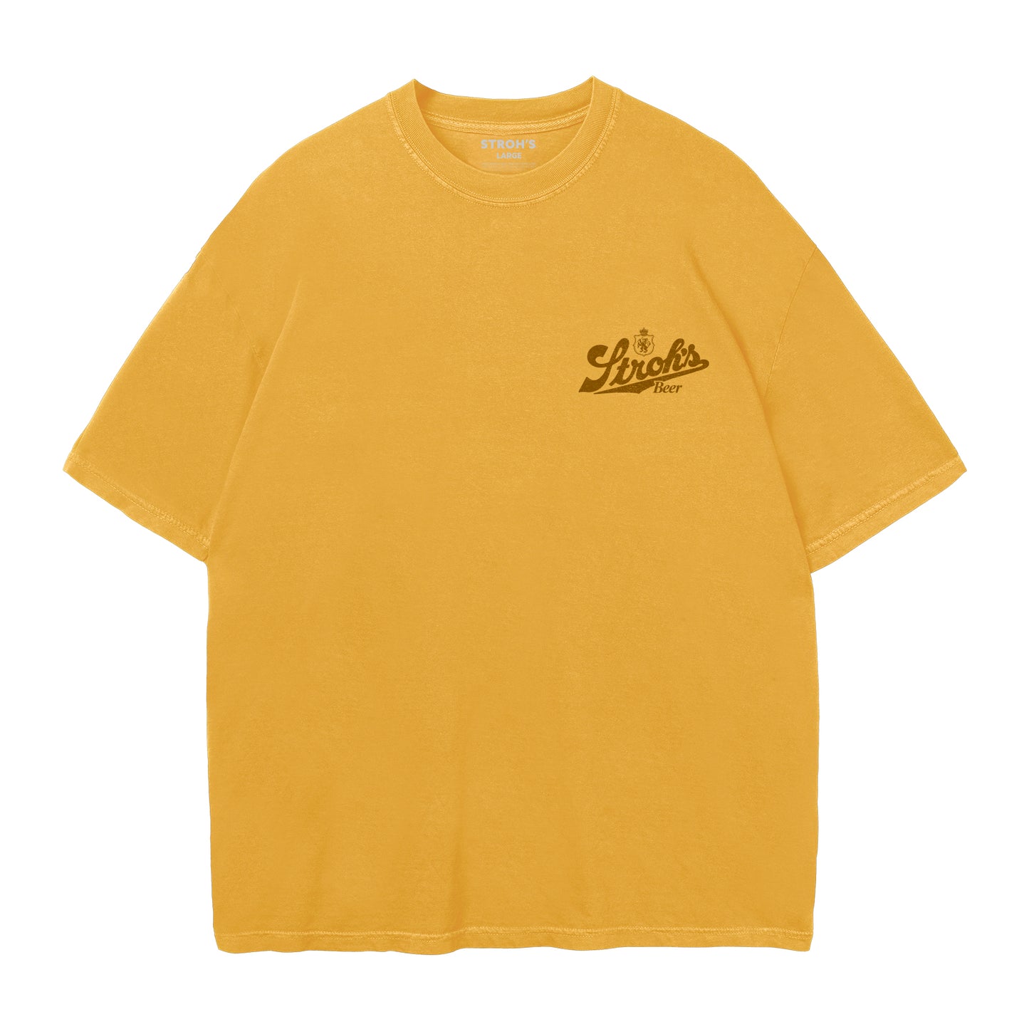 White Smoke VINTAGE BEER TEE - GOLD MEN'S APPAREL vintage-beer-tee-gold