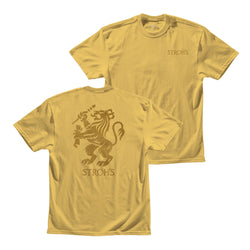 RAMPANT LION TEE - GOLD
